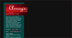 Desktop Screenshot of anaysgallery.com